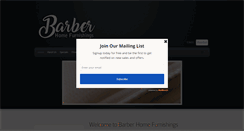 Desktop Screenshot of barberhomefurnishings.com