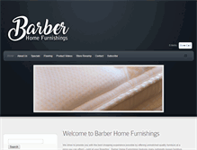 Tablet Screenshot of barberhomefurnishings.com